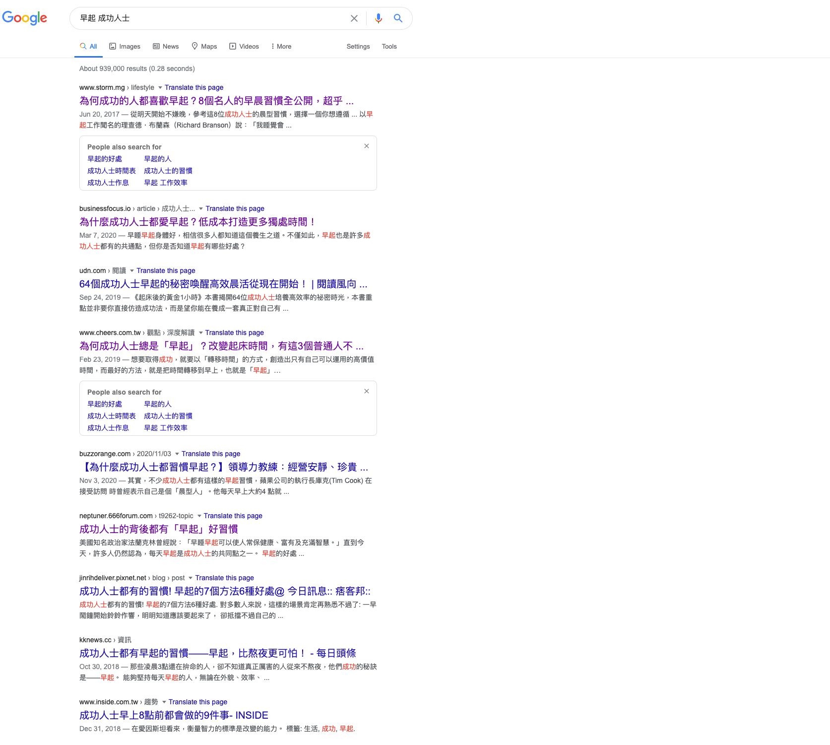 早起 = 成功人士?