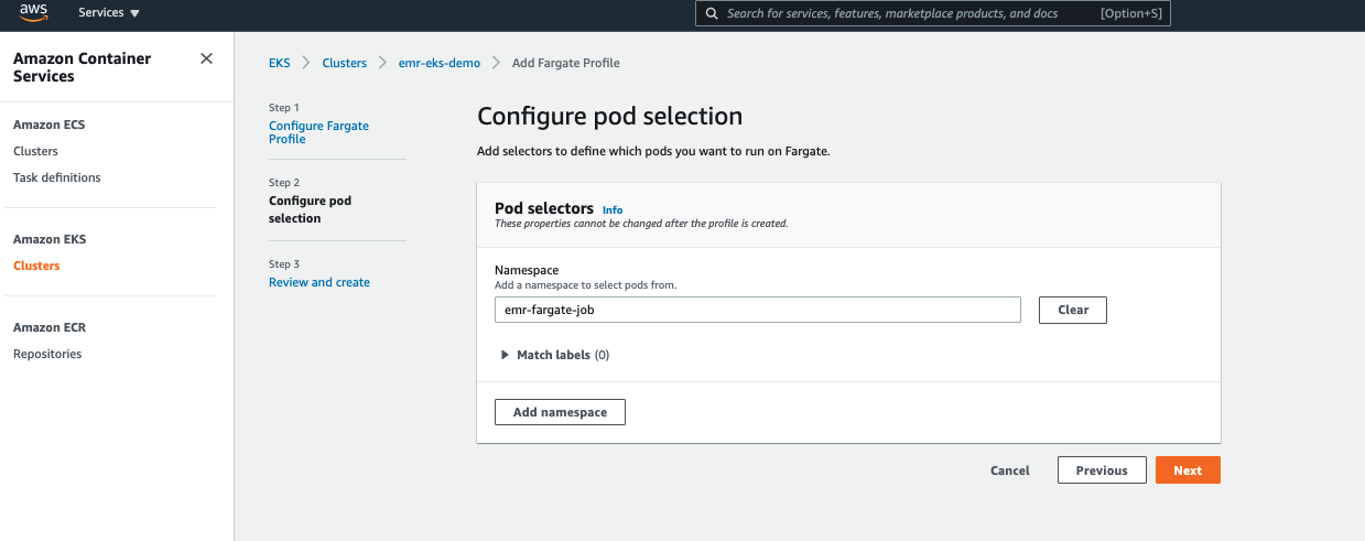 Step 2 - 設置 Selector